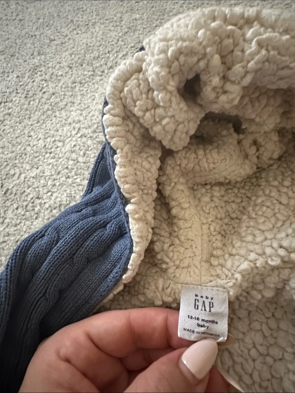 Baby boys warm sweater/jacket